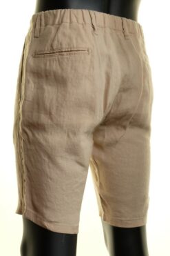 Alternative view of Bermuda-Short Antonio beige von DietmarHaas, 100% Leinen, Slim-Fit, moderne Herren-Sommershort