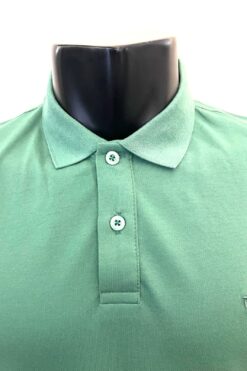 Alternative view of Poloshirt Atlas grün