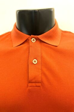 Alternative view of Poloshirt Atlas orange