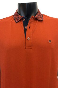 Alternative view of Poloshirt Fin  Rostbraun