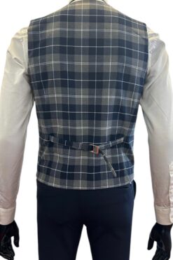 Alternative view of Gilet Decio blau-grau