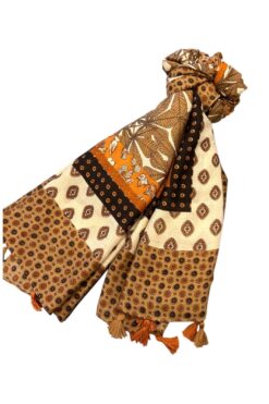 Schal Rio orange-beige
