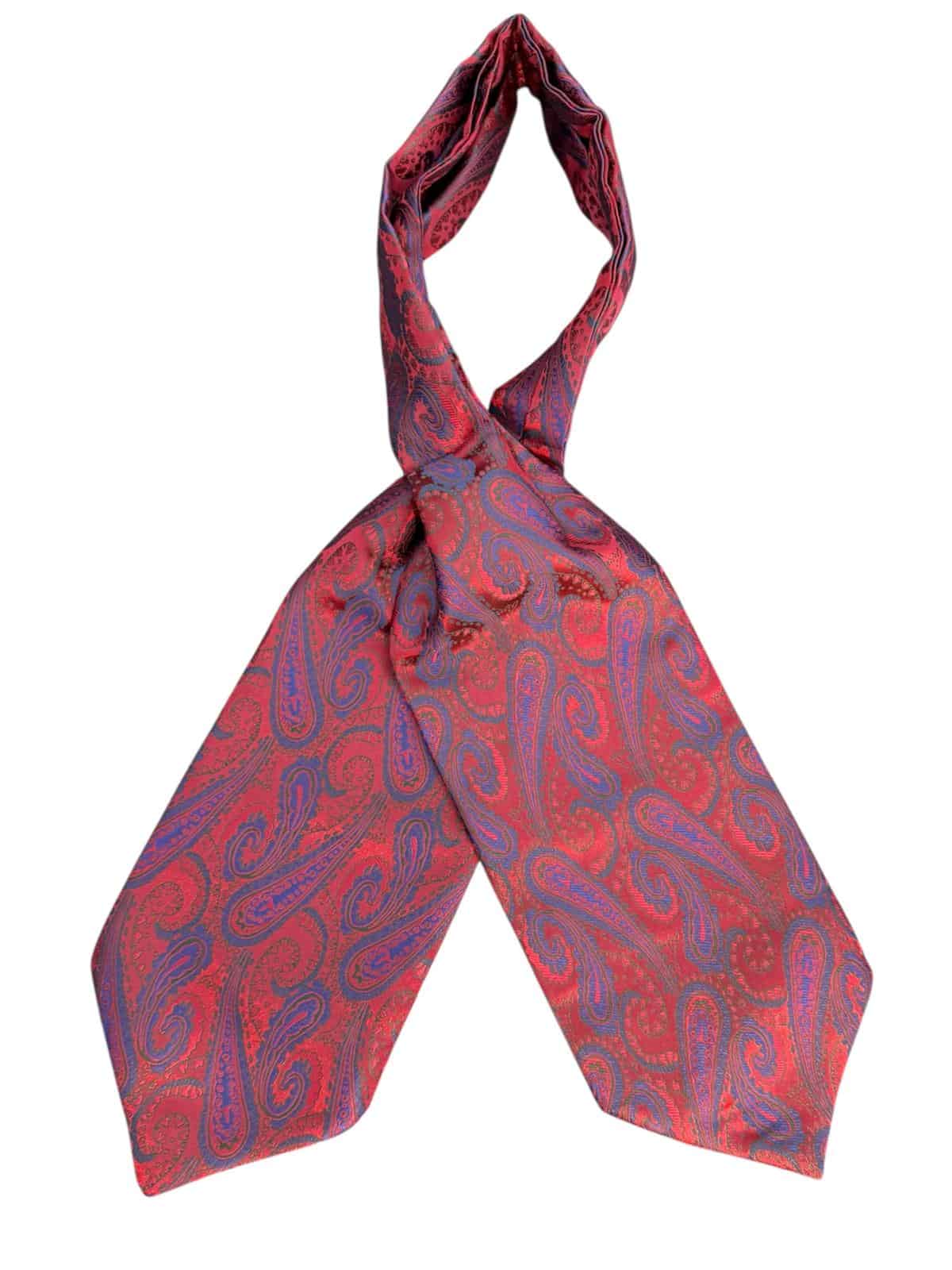 Krawattenschal Anno Rot-Blau