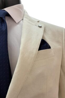 Alternative view of Sakko Wikko Leinen beige