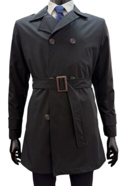 Trenchcoat Gustio schwarz