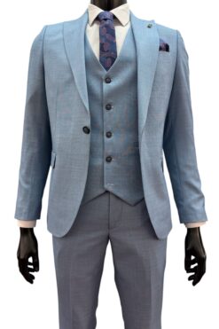 Anzug 3tlg Armoni hellblau