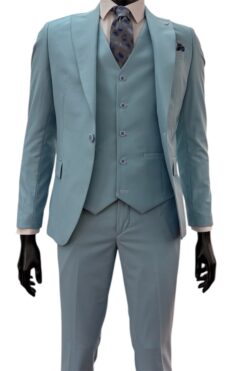 Anzug Armoni türkis 3tlg