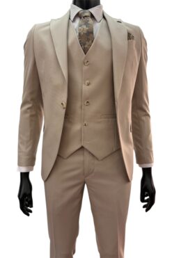 Anzug Armonio beige 3tlg