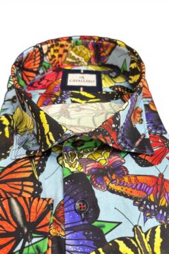 Alternative view of Hemd Cavallero blau-orange