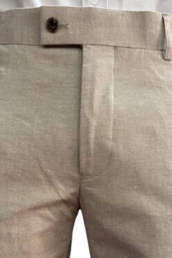 Alternative view of Hose Flexx beige Leinen-Baumwolle