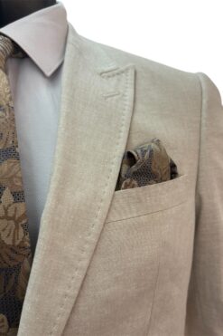 Alternative view of Sakko Flexx beige Leinen-Baumwolle