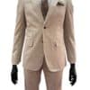 Sakko Flexx beige Leinen-Baumwolle