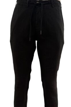 Hose Beneo Leinen schwarz